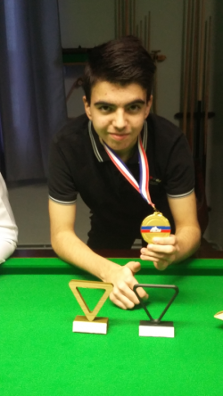 CHAMPIONNAT DE FRANCE SNOOKER U 18    ST AVOLD 2019